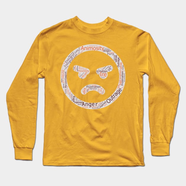 Anger Long Sleeve T-Shirt by baseCompass